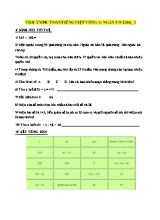 Đề thi Violympic Toán, Tiếng việt lớp 3 vòng 1 - Năm 2016-2017